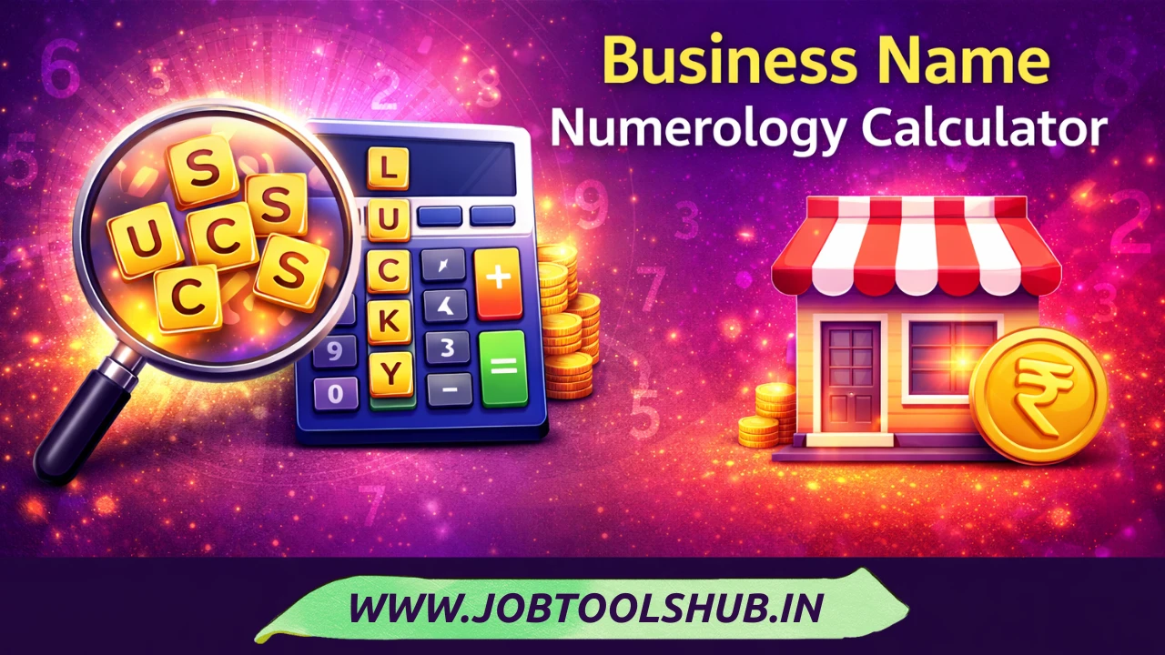 Business Name Numerology Calculator
